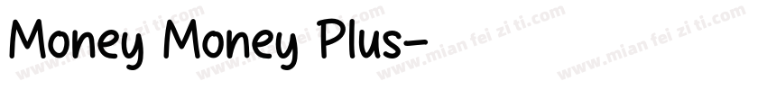Money Money Plus字体转换